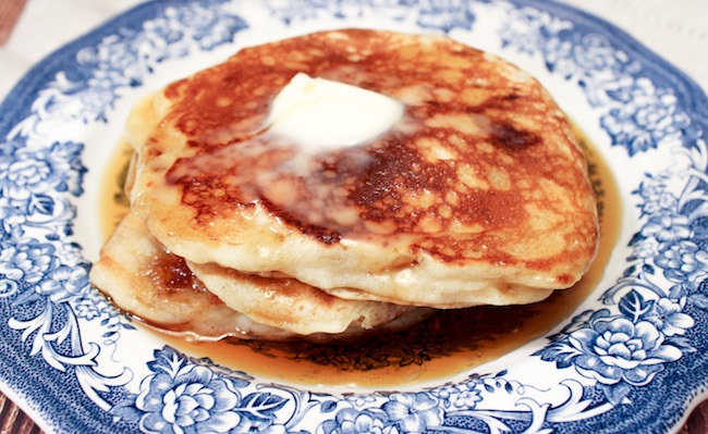 Easy Sourdough Buttermilk Pancakes