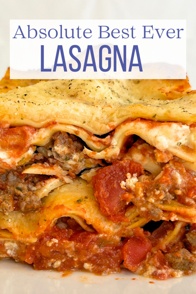 Absolute Best Ever Lasagna - Main Dishes