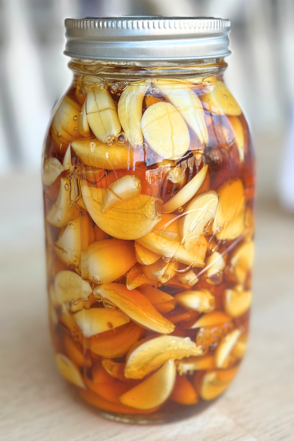 Fermented garlic honey