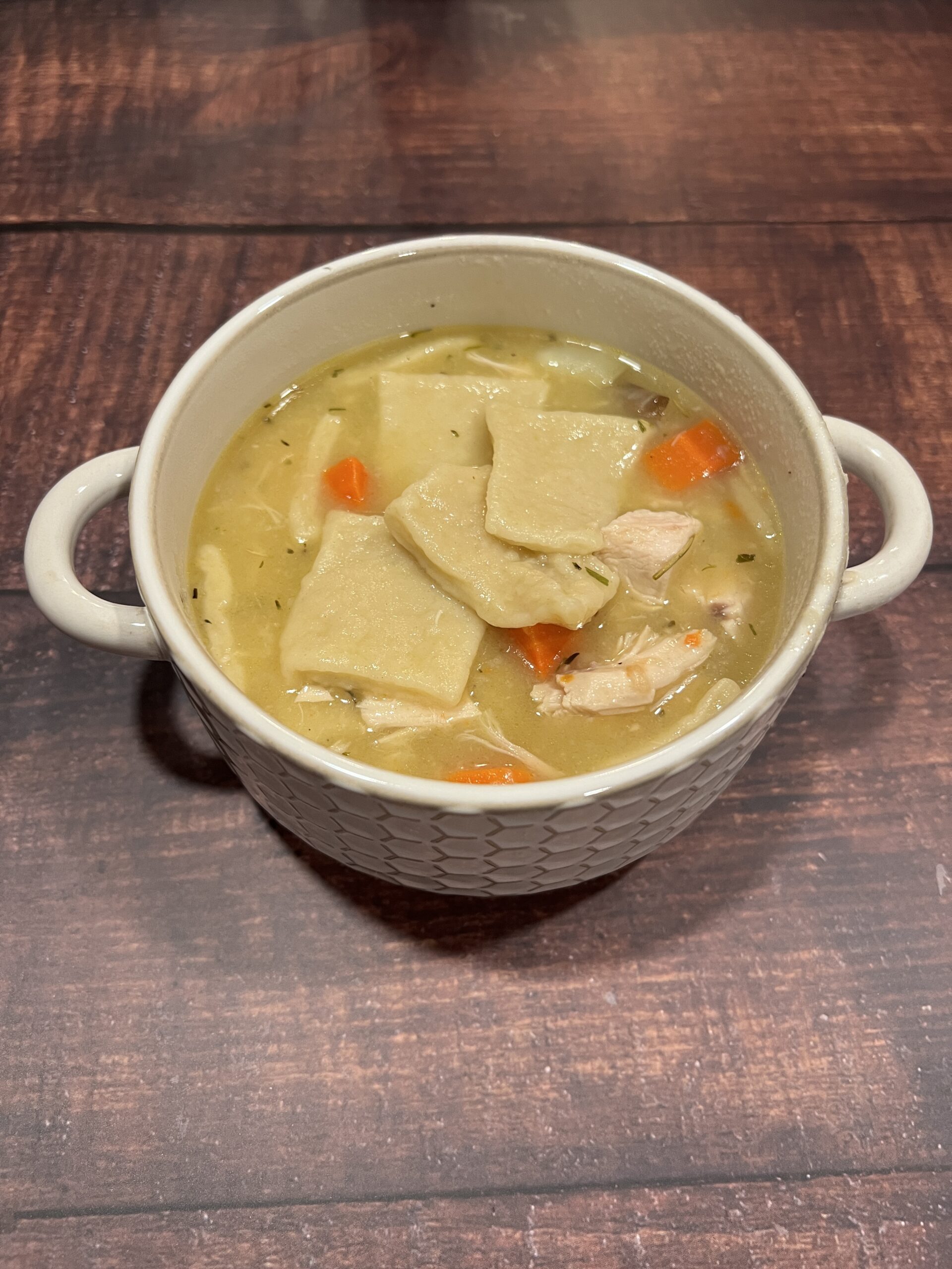 Amish Chicken Pot Pie Recipe (With Square Noodles)
