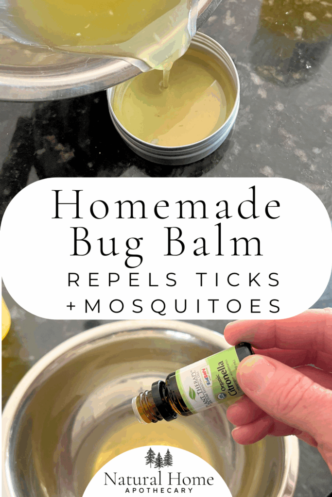 Homemade bug balm for ticks and mosquitoes