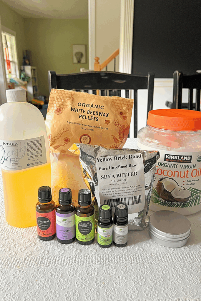 Homemade bug balm for ticks and mosquitoes