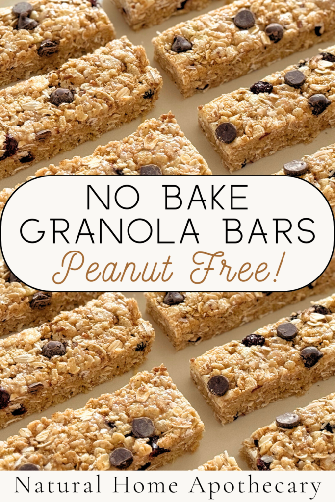 peanut free no bake granola bars