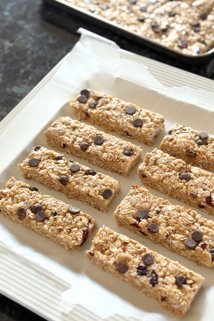 peanut free no bake granola bars