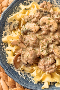 Easy Ground Beef Stroganoff (From Scratch)