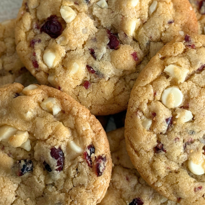 White Chocolate Cranberry Macadamia Cookies