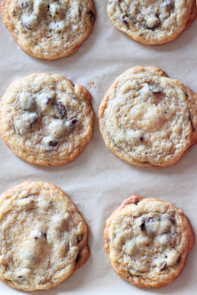 crisp & chewy chocolate chip cookies