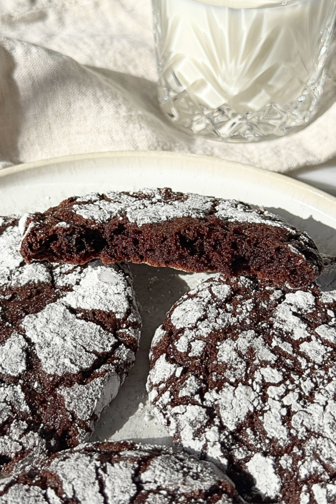 Chocolate Crinkle Cookies