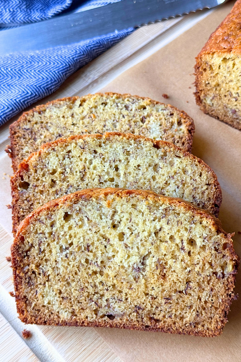 Easy One Bowl Banana Bread