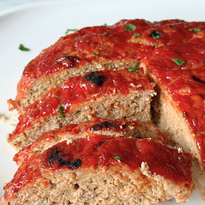 Sheet Pan Turkey Meatloaf With Ketchup Brown Sugar Glaze