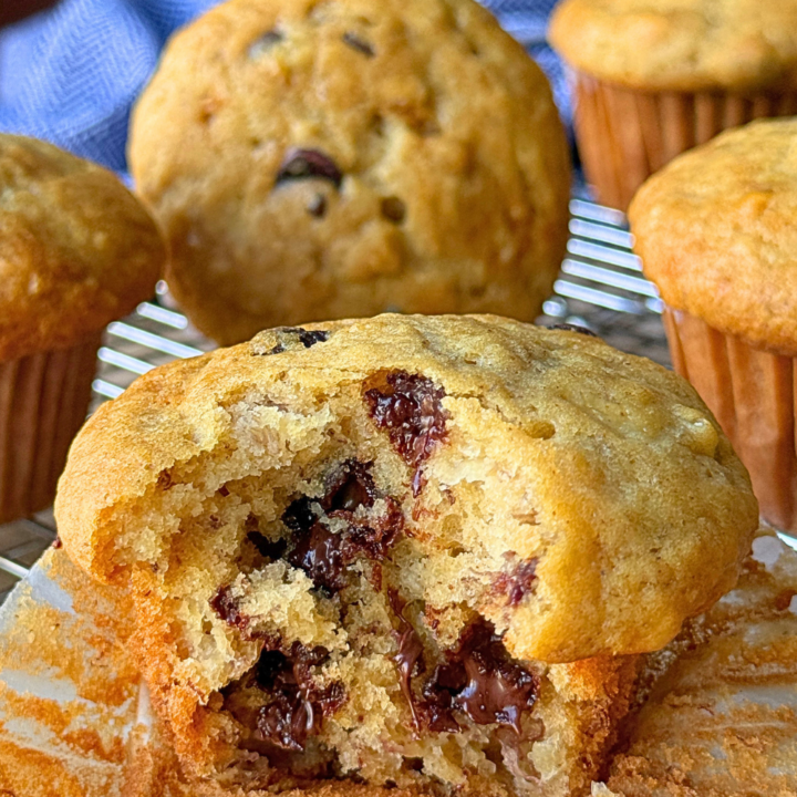 Chocolate Chip Banana Muffins