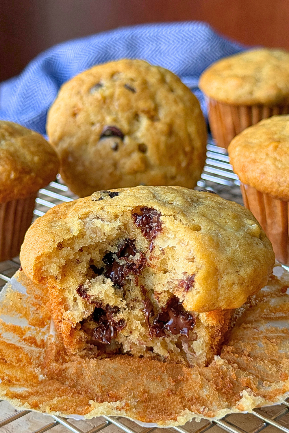 Chocolate Chip Banana Muffins