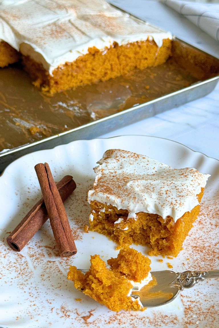 Pumpkin Bars with Cream Cheese Frosting
