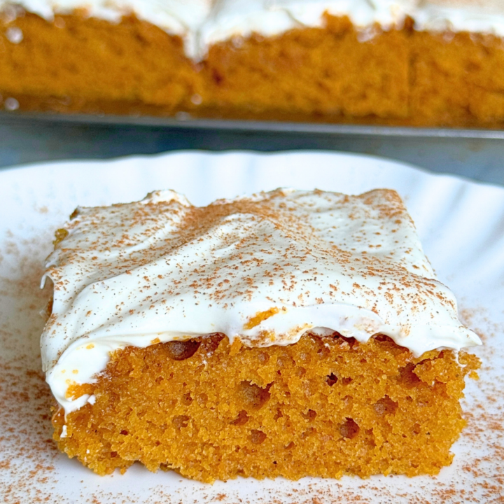 Pumpkin Bars with Cream Cheese Frosting