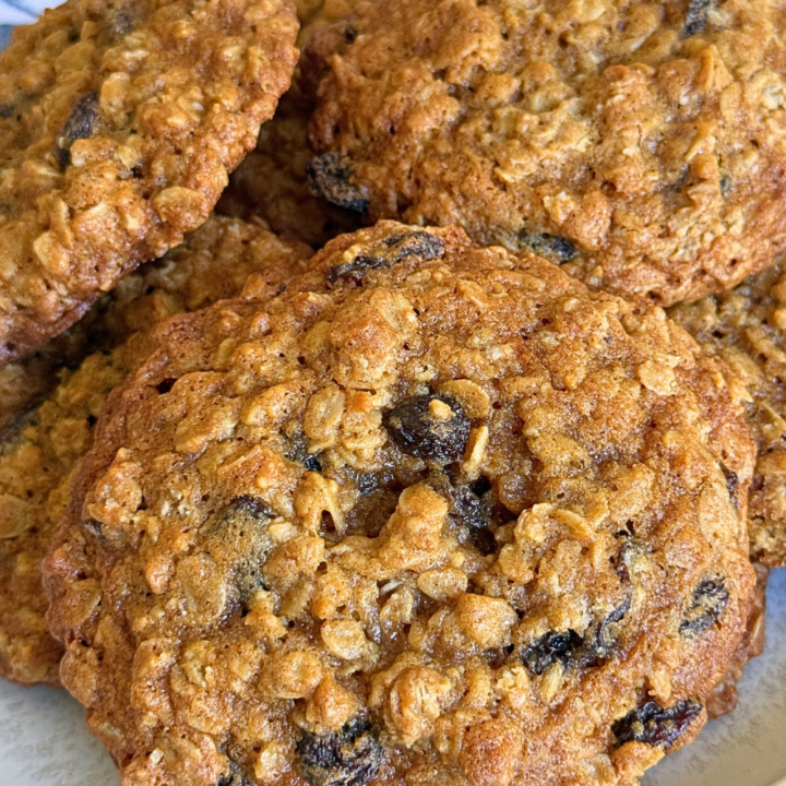 Bakery Style Oatmeal Raisin Cookies