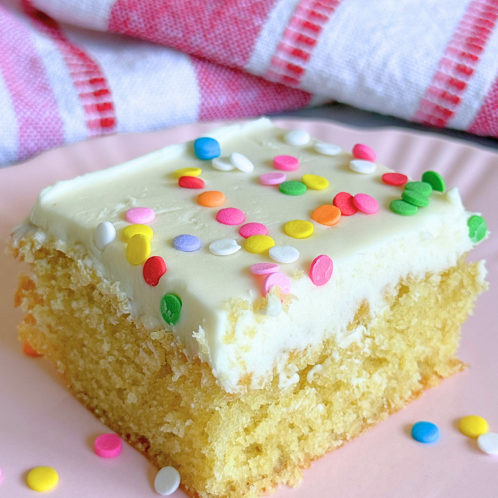 Yellow Sheet Cake (From Scratch)