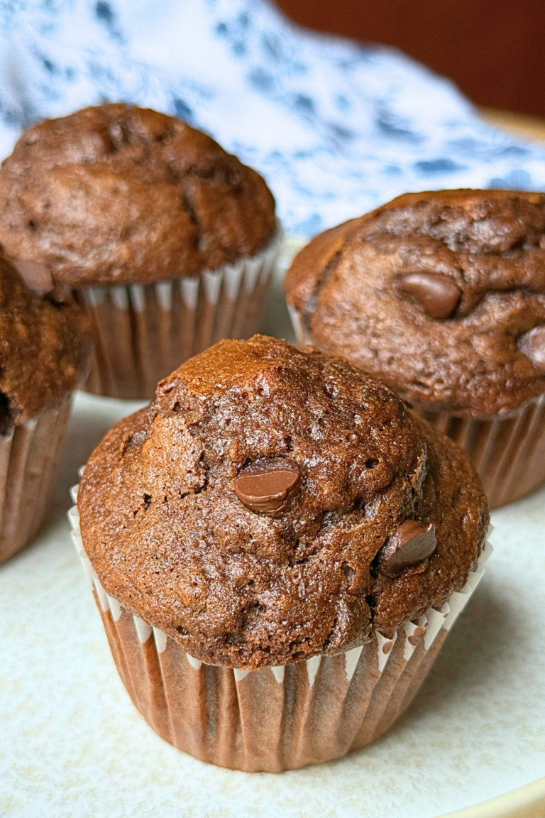 Double Chocolate Chip Muffins