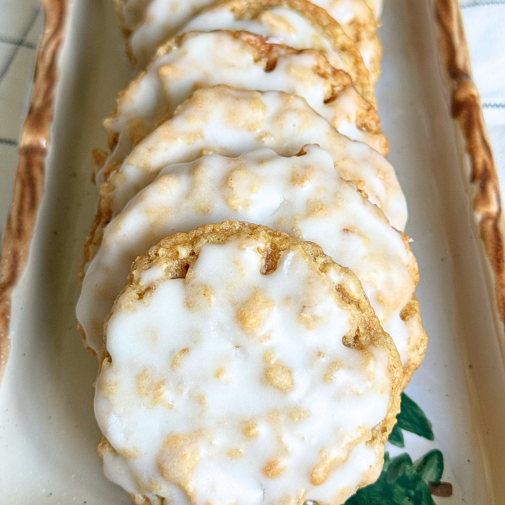 Iced Oatmeal Cookies