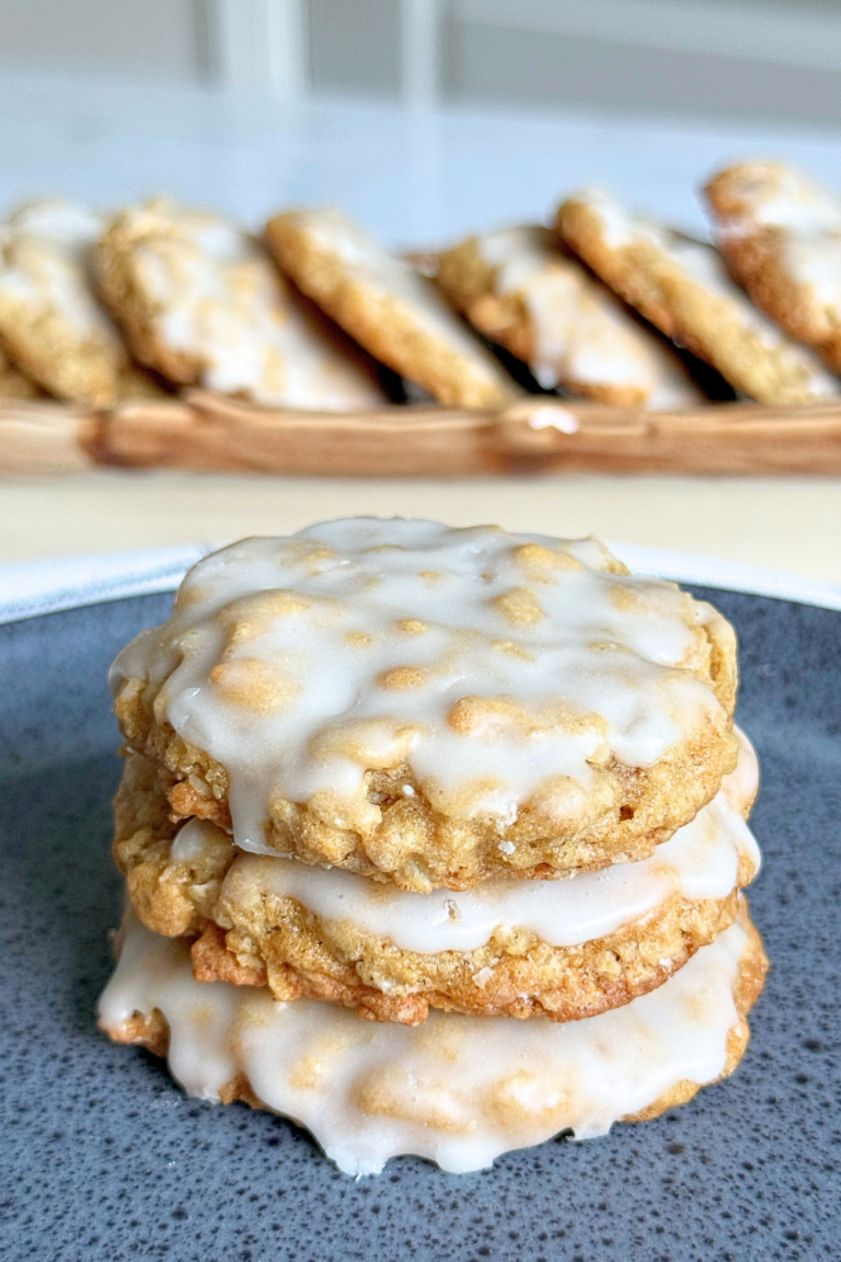 Iced Oatmeal Cookies