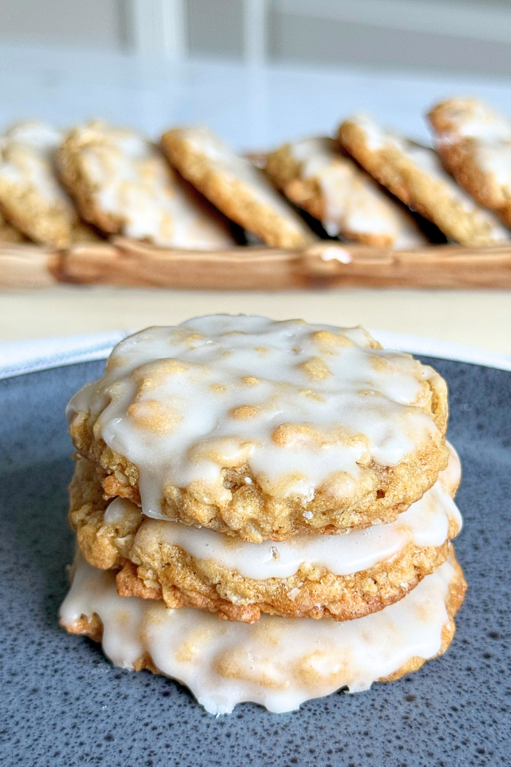 Iced Oatmeal Cookies
