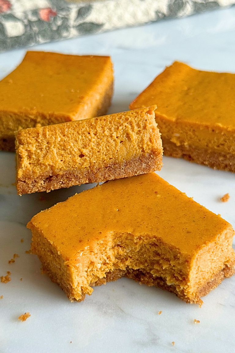 Pumpkin Cheesecake Bars