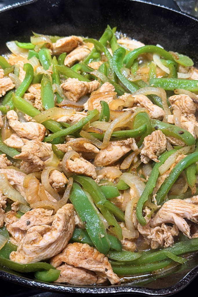 Skillet Chicken Fajitas
