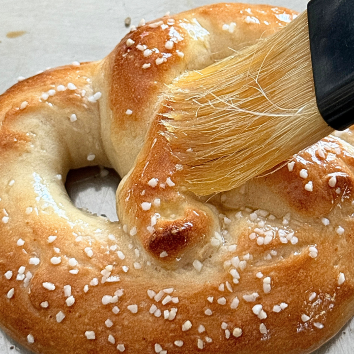 Soft Buttered Pretzels